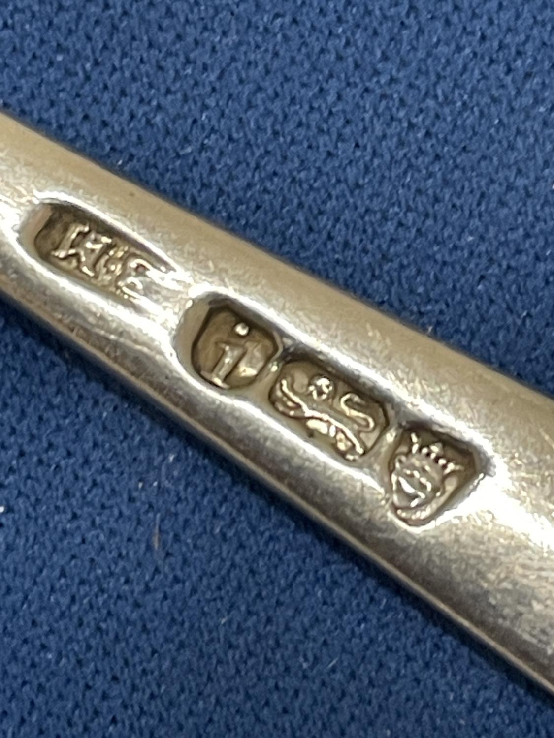 FOUR HALLMARKED SILVER SPOONS TO INCLUDE ONE PRE 1820 LONDON, TWO SHEFFIELD AND A BIRMINGHAM - Image 9 of 12