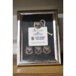 A COLLECTION OF FRAMED, AINTREE RACECOURSE TICKETS