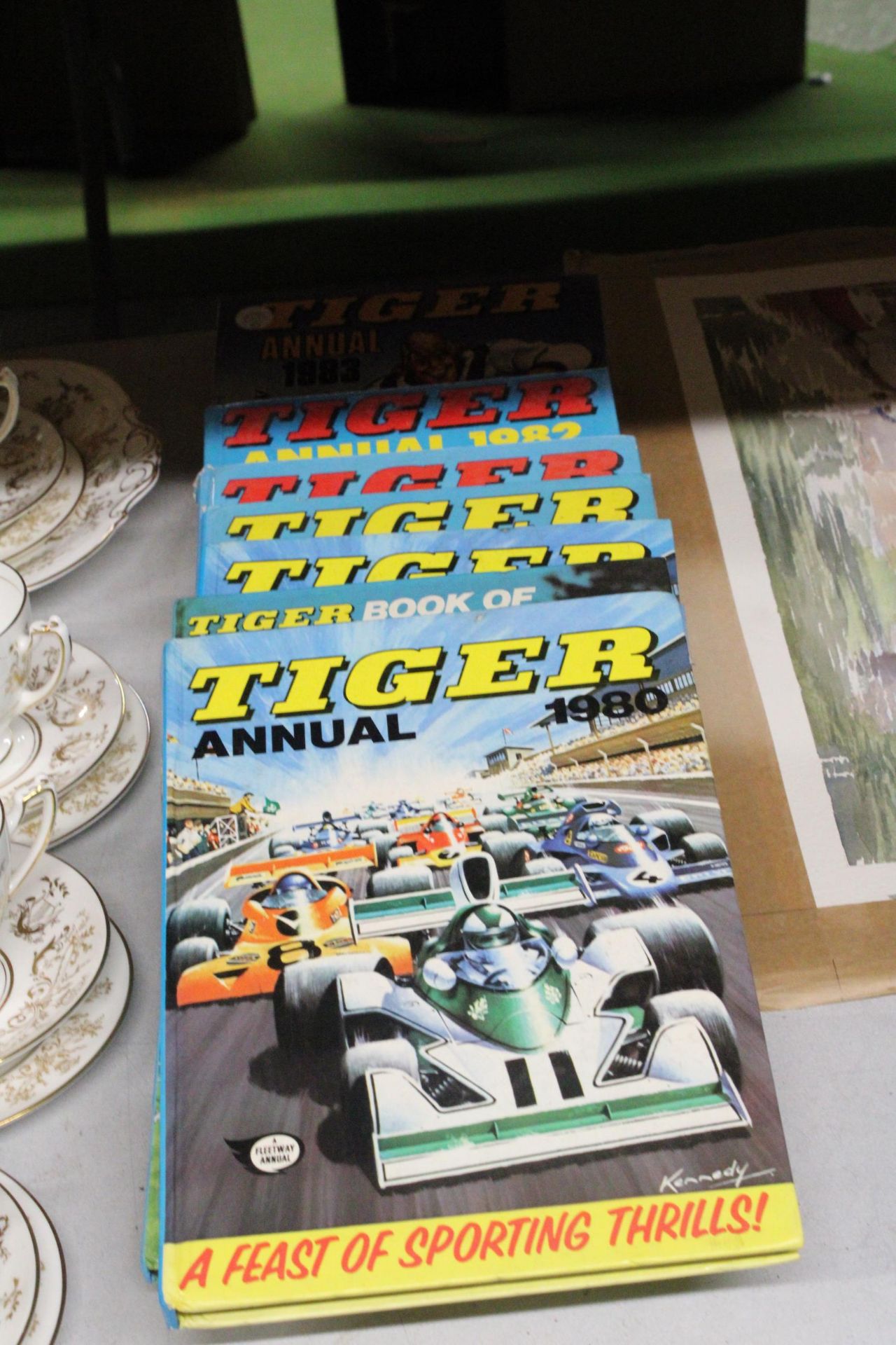 NINE TIGER ANNUALS 1974 - 1983