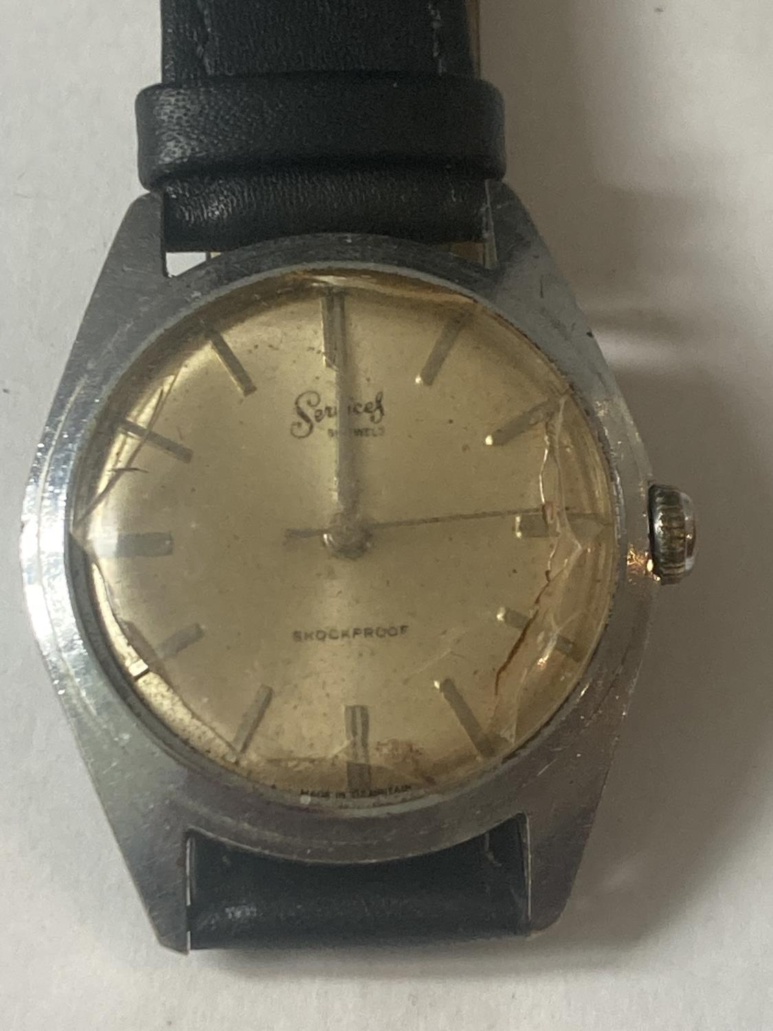 A MILITARY SERVICES WATCH [BELIEVED TO BE IN WORKING ORDER - NO WARRANTY GIVEN ] - Image 4 of 6