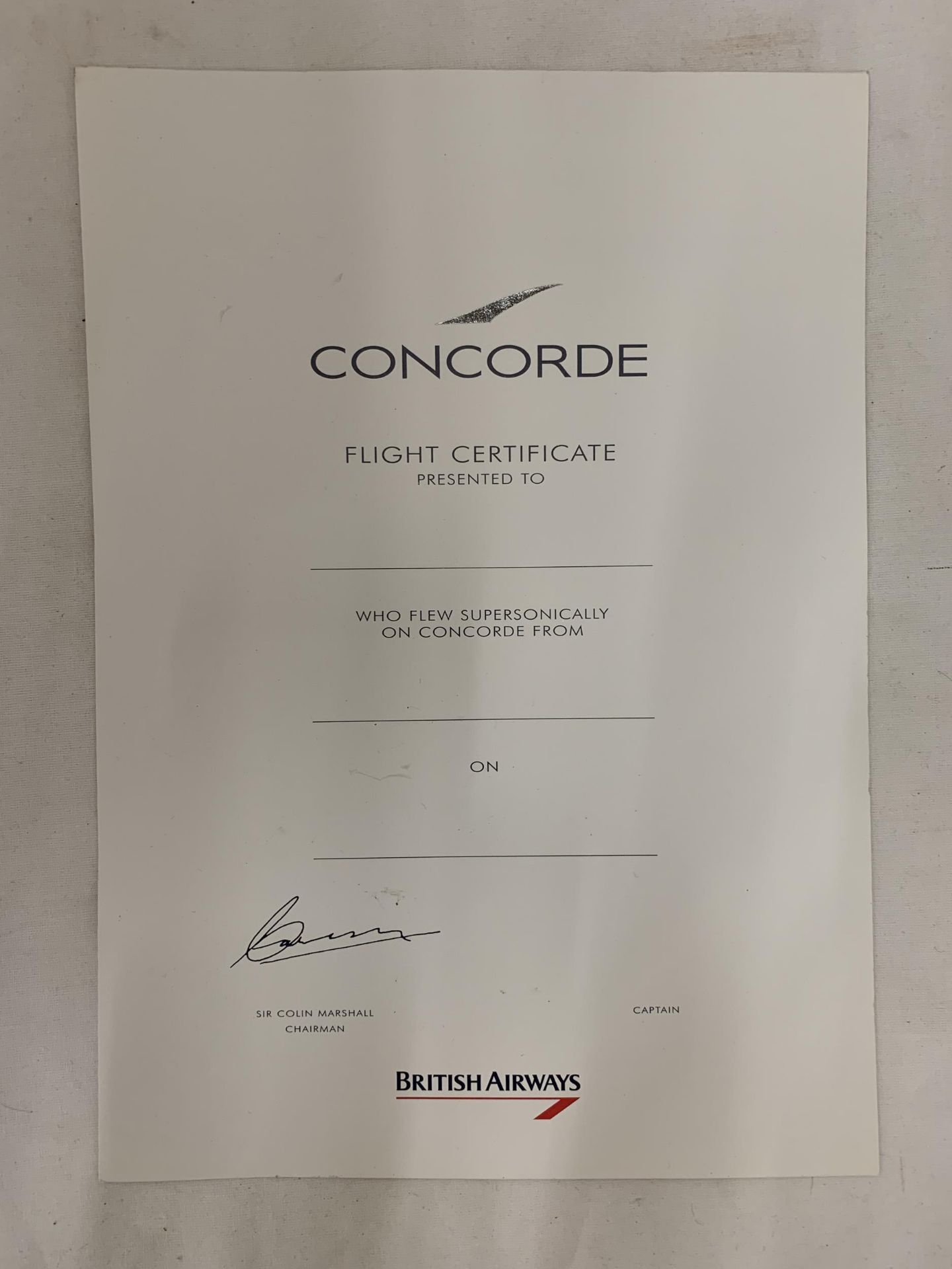 A FOLDER CONTAINING CONCORDE ITEMS - Image 2 of 4