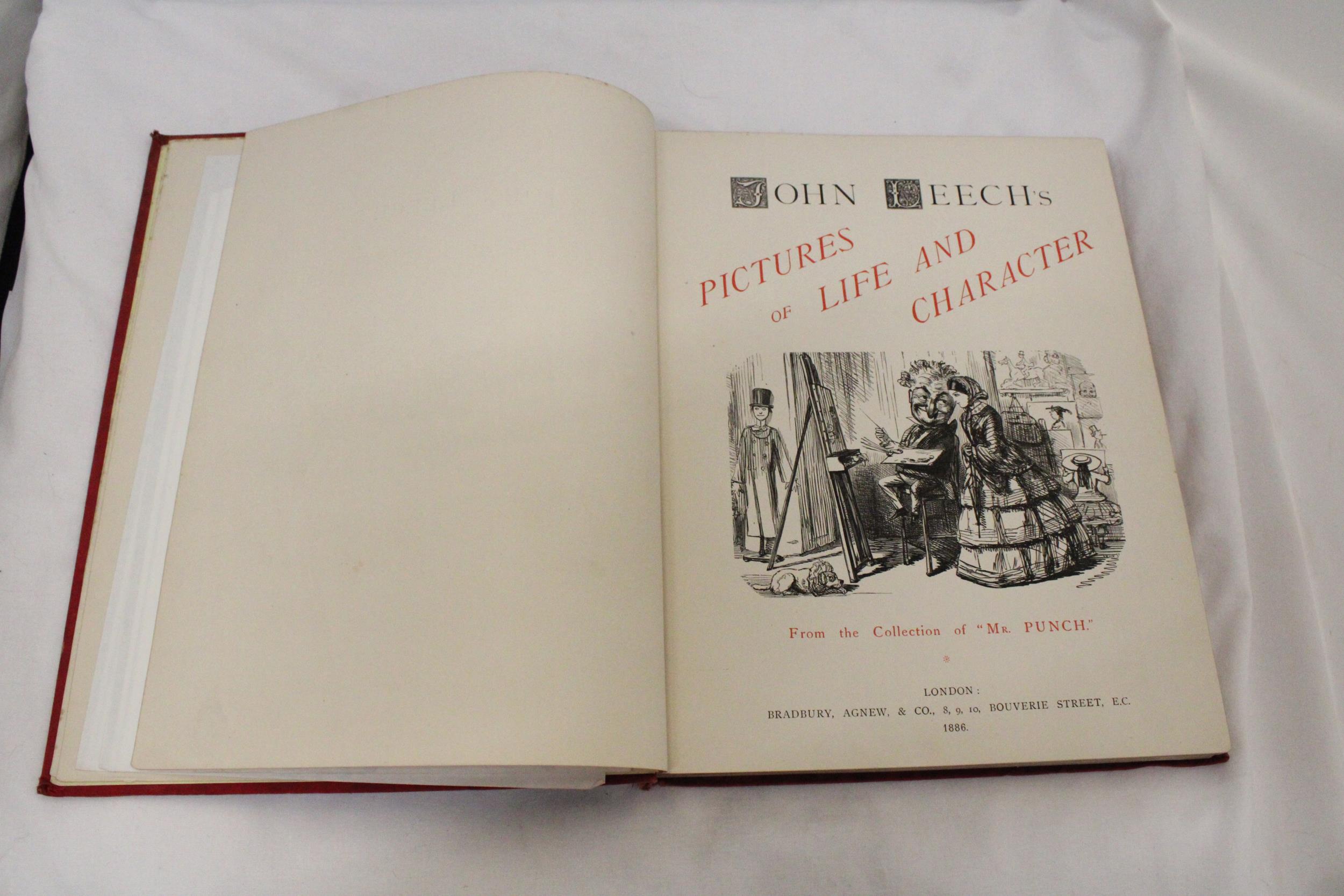 AN ANTIQUARIAN, 1886, COPY OF, JOHN LEECH'S PICTURES OF LIFE AND CHARACTER, FROM THE COLLECTION - Image 4 of 6