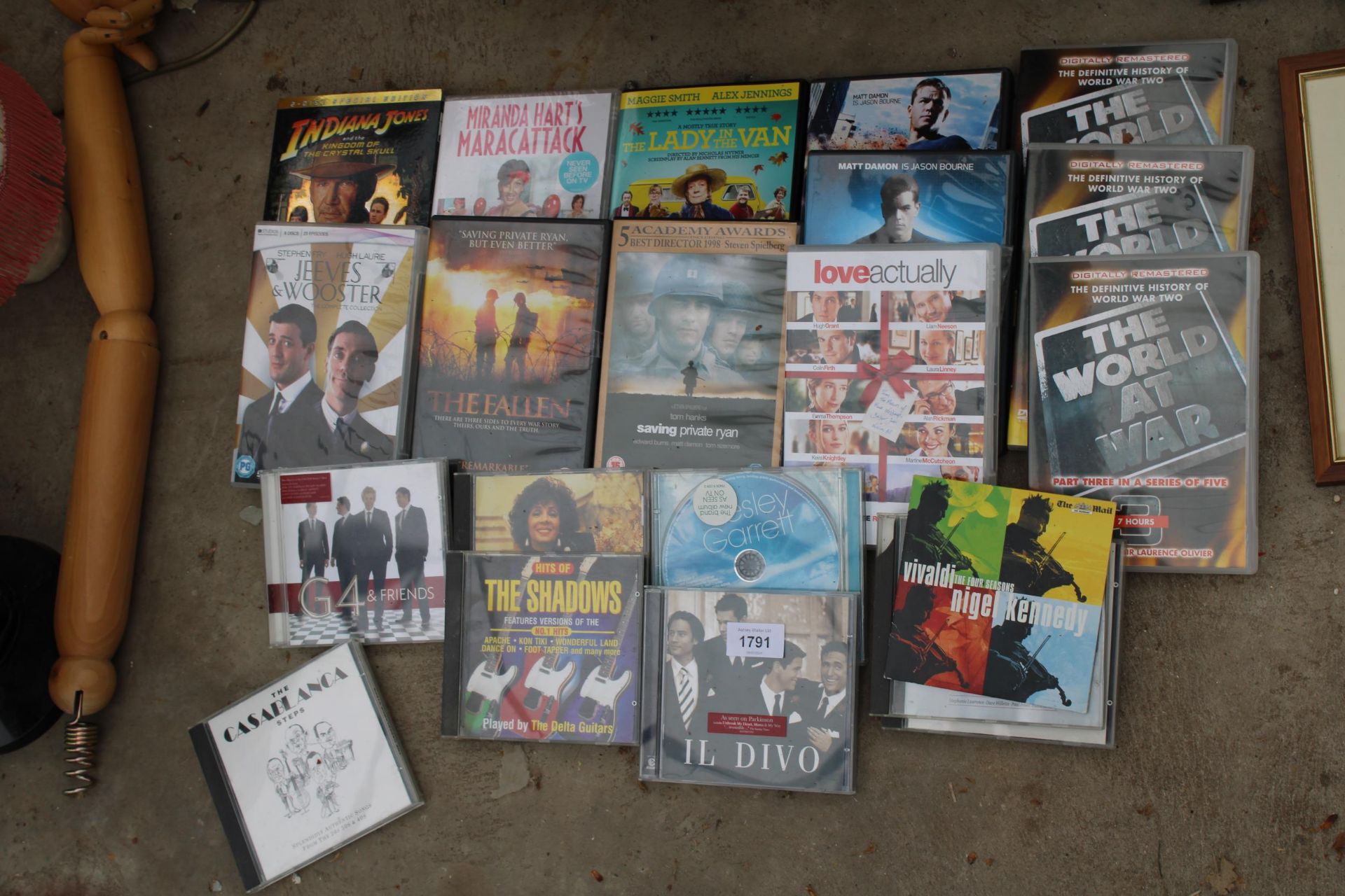 A LARGE ASSORTMENT OF CDS AND DVDS - Image 3 of 3