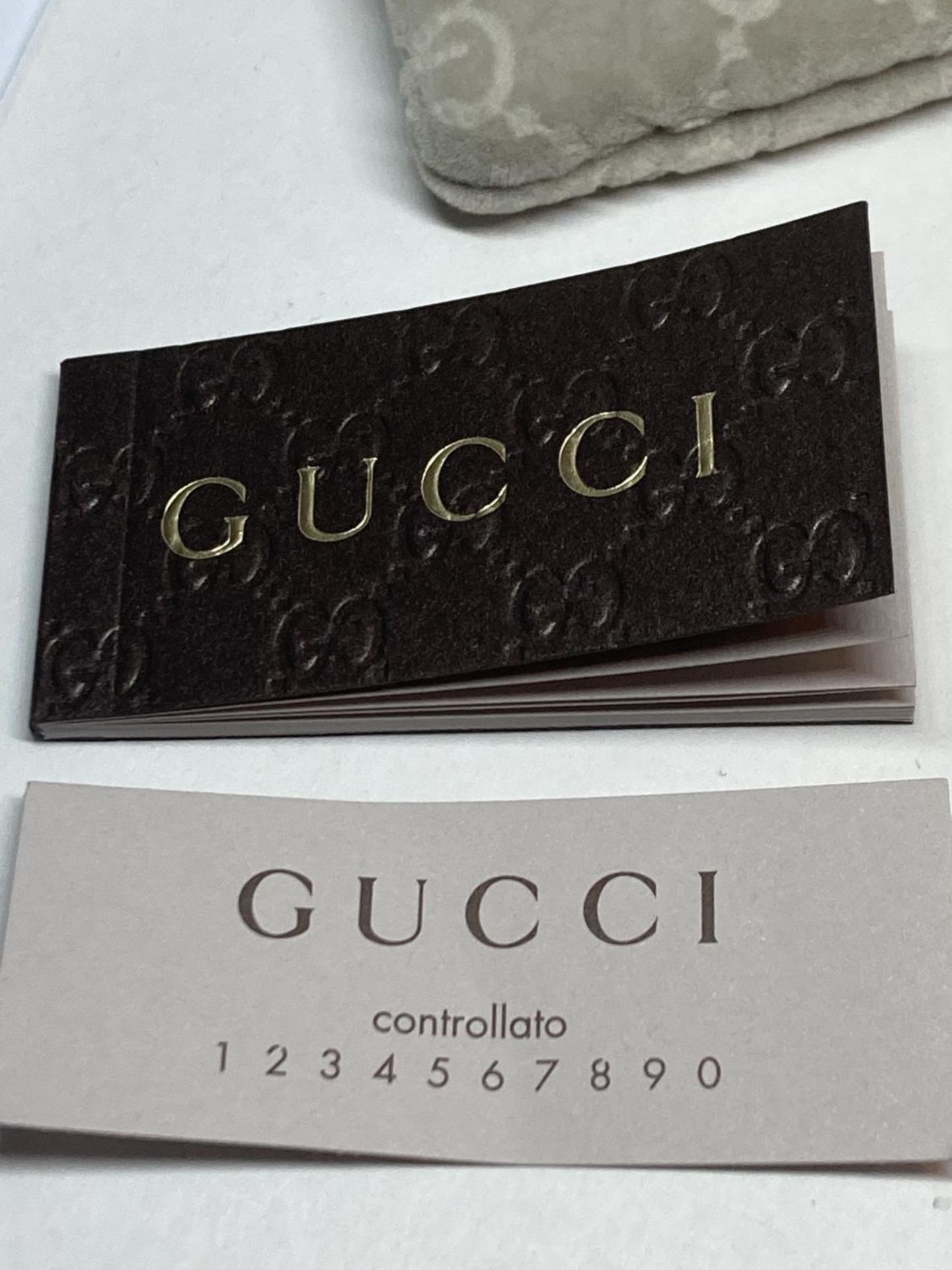 A GENUINE GUCCI SILVER BOULE CHAIN BRACELET APPROXIMATLY 18CM LONG IN ORIGINAL PRESENTATION BOX WITH - Image 12 of 12