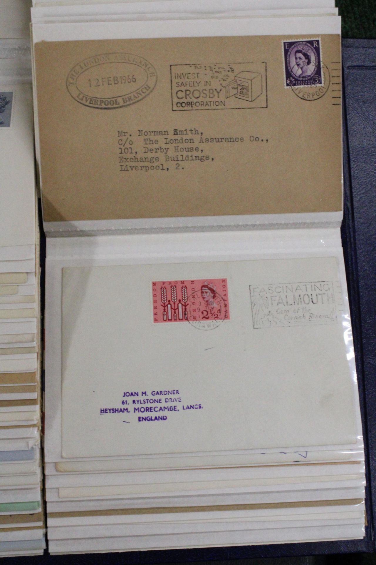AN ALBUM CONTAINING POSTAL HISTORY STAMPS - Image 2 of 4