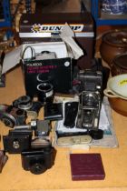 A COLLECTION OF VINTAGE CAMERAS, SOME FOR SPARES AND PARTS, TO INCLUDE AN ENSIGN 'MULCHRO'