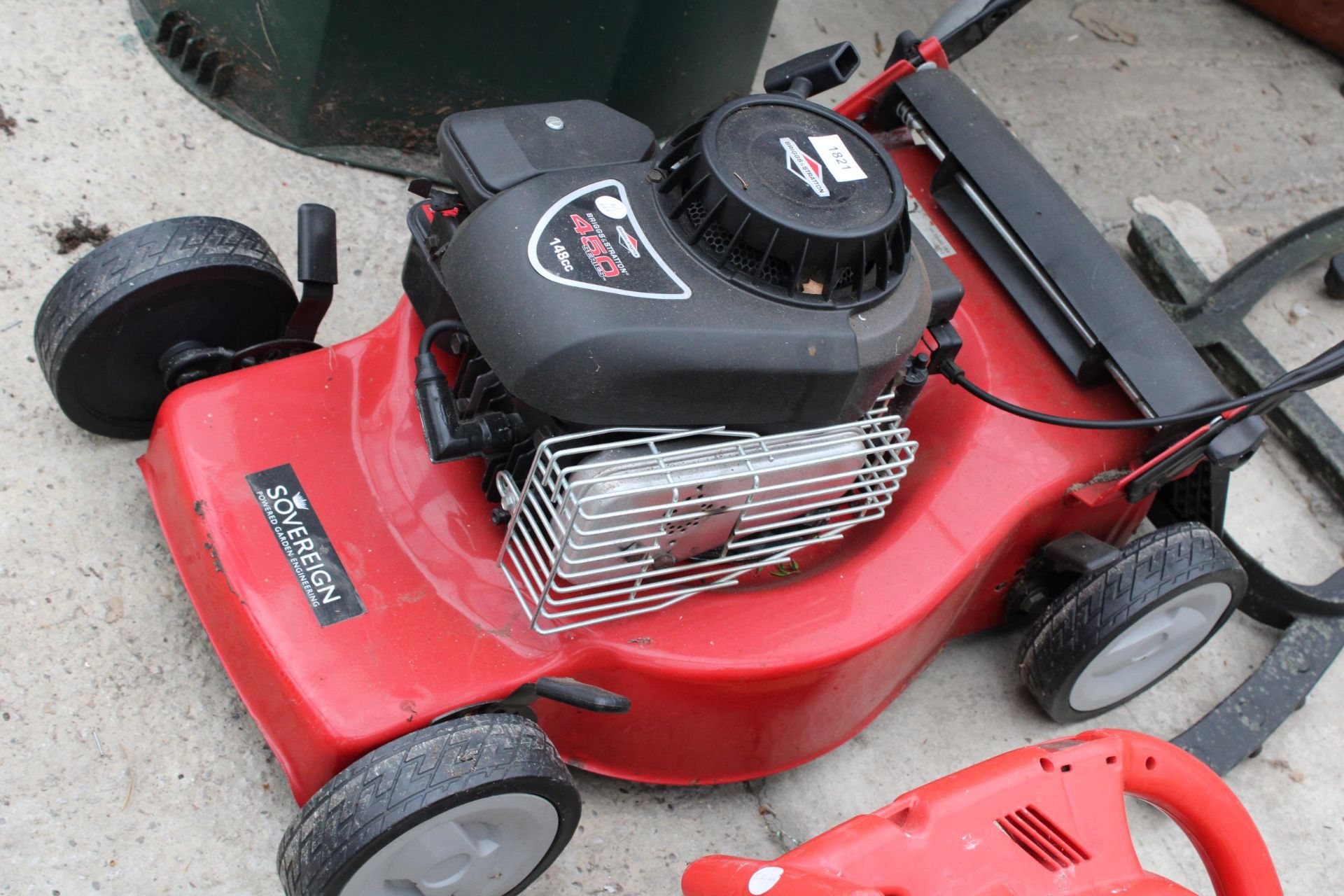 A SOVEREIGN PETROL LAWN MOWER - Image 3 of 3