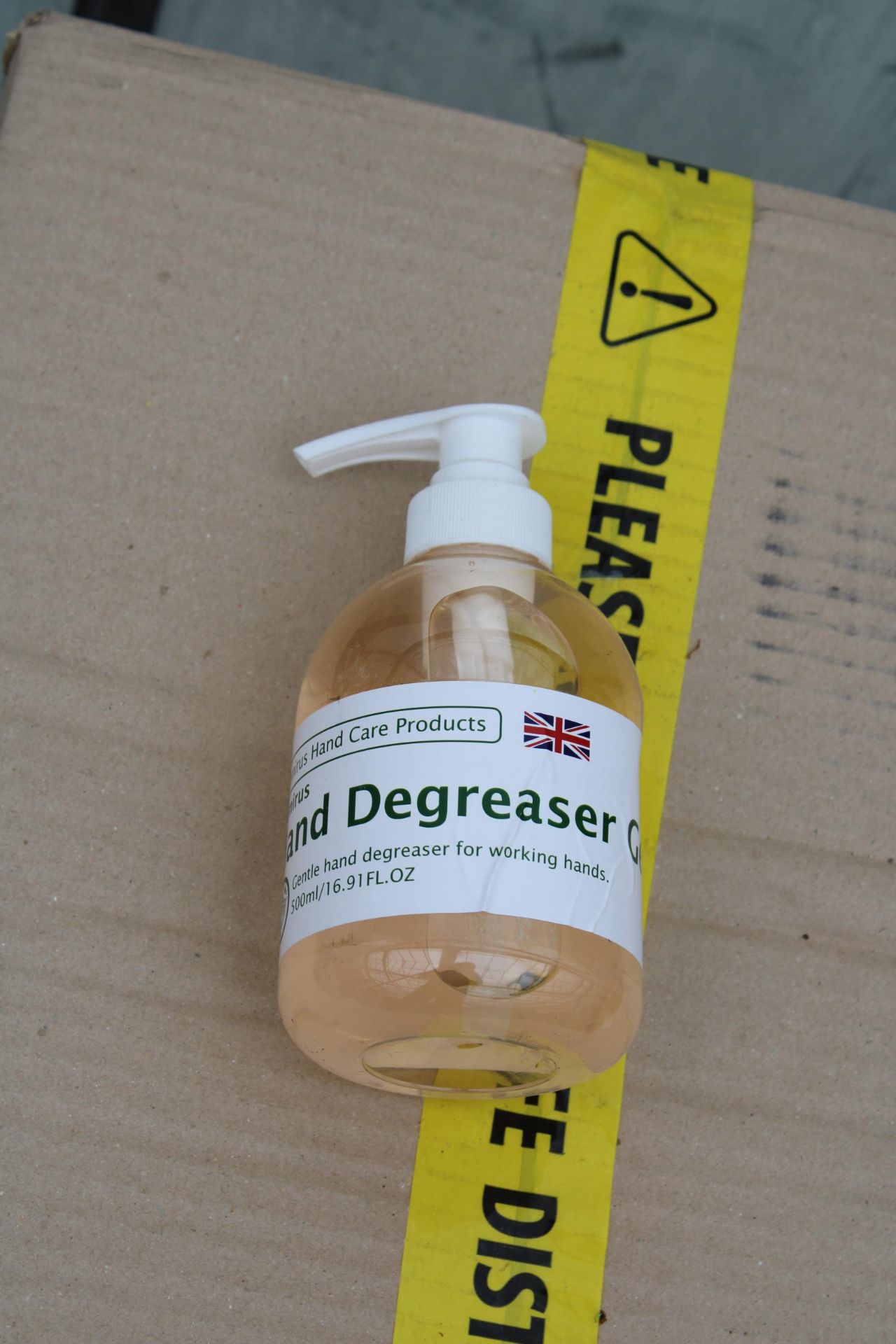 THREE BOXES OF HAND DEREASER GEL - Image 2 of 2