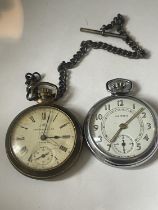 TWO INGERSOLL POCKET WATCHES