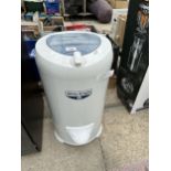 A SMALL WHITE KNIGHT SPIN DRYER