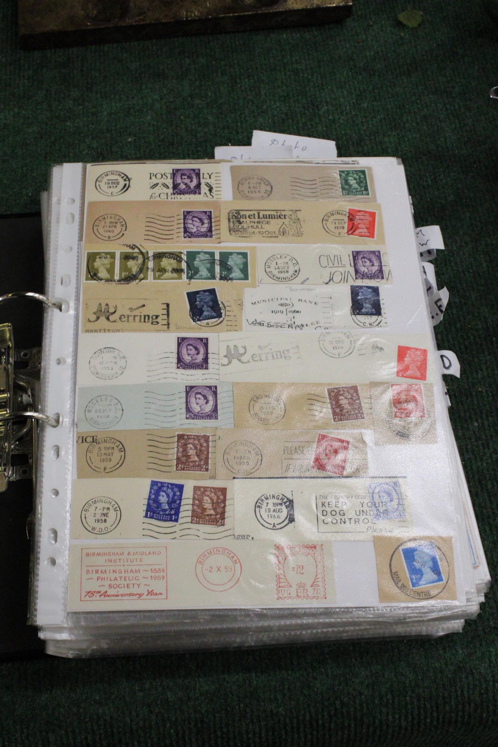 AN ALBUM CONTAINING A COLLECTION OF POSTAL HISTORY STAMPS - Image 2 of 5