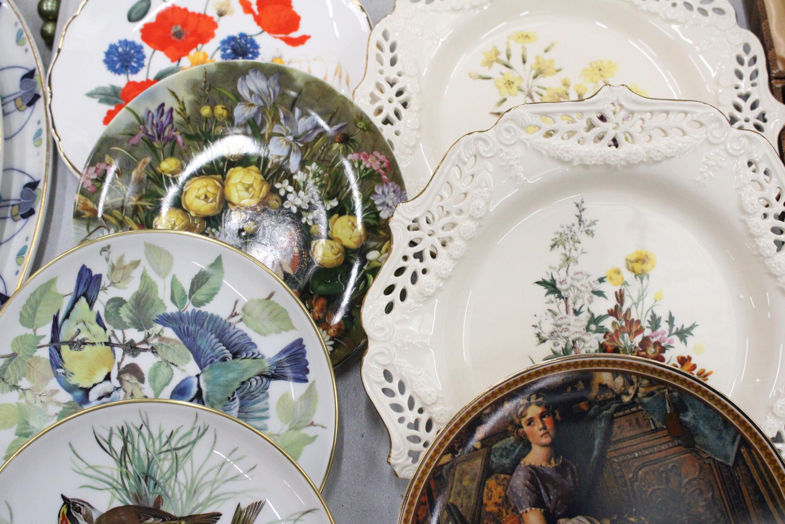 A COLLECTION OF ELEVEN CABINET PLATES - Image 4 of 6