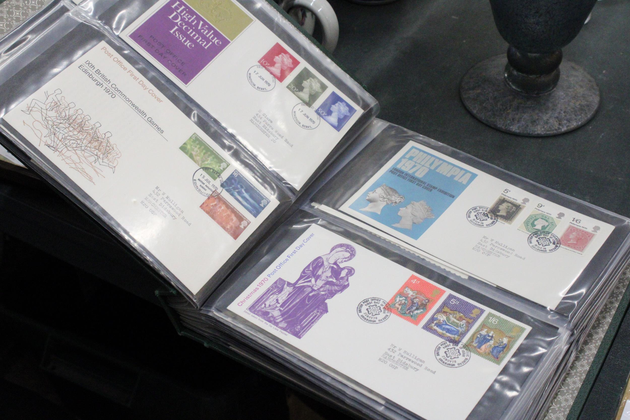 A COLLECTION OF FIRST DAY COVERS AND OTHER STAMPS, IN AN ALBUM - Image 4 of 6