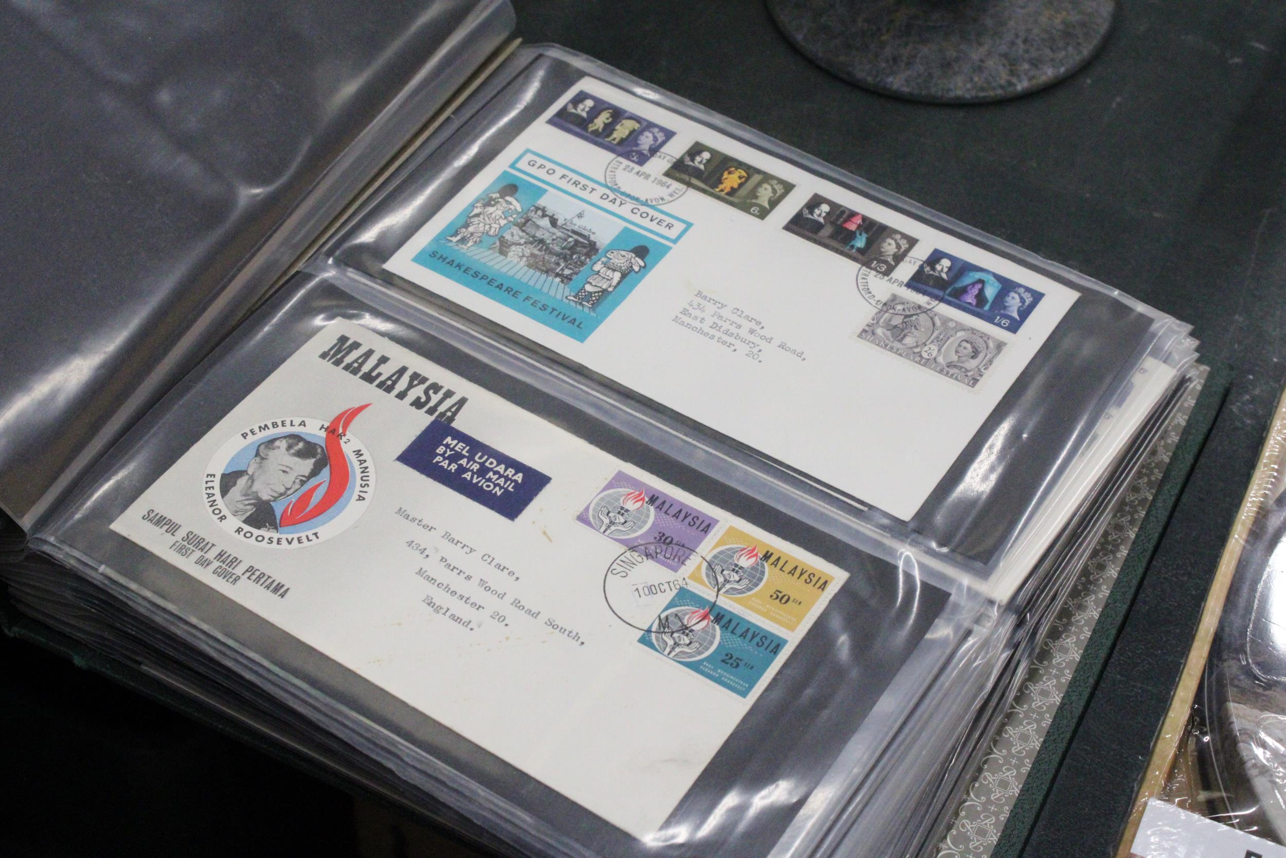 A COLLECTION OF FIRST DAY COVERS AND OTHER STAMPS, IN AN ALBUM - Image 2 of 6
