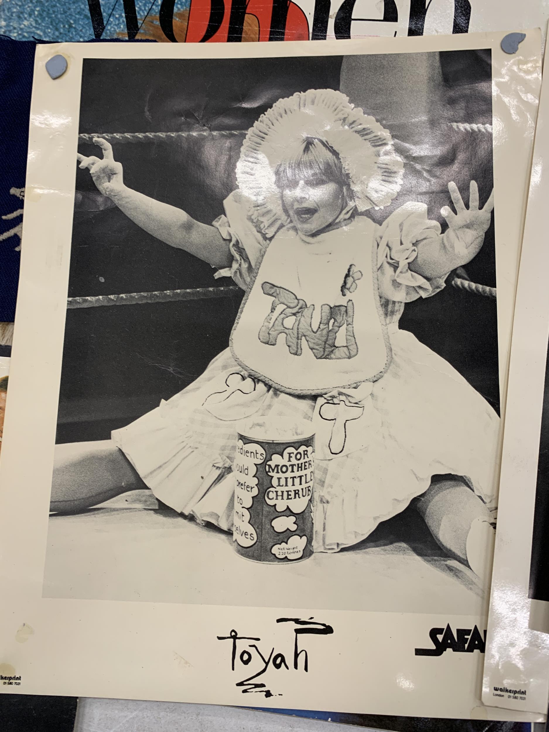 A LARGE COLLECTION OF EPHEMERA TO INCLUDE SIGNED AUTOGRAPHS, PHOTOGRAPHS OF TOYAH WILCOX, - Image 4 of 7