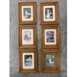 SIX FRAMED VINTAGE ADVERTISING SOAP PICTURES TO INCLUDE LIFEBUDY SOAP, IVY SOAP, SUNLIGTH SOAP AND