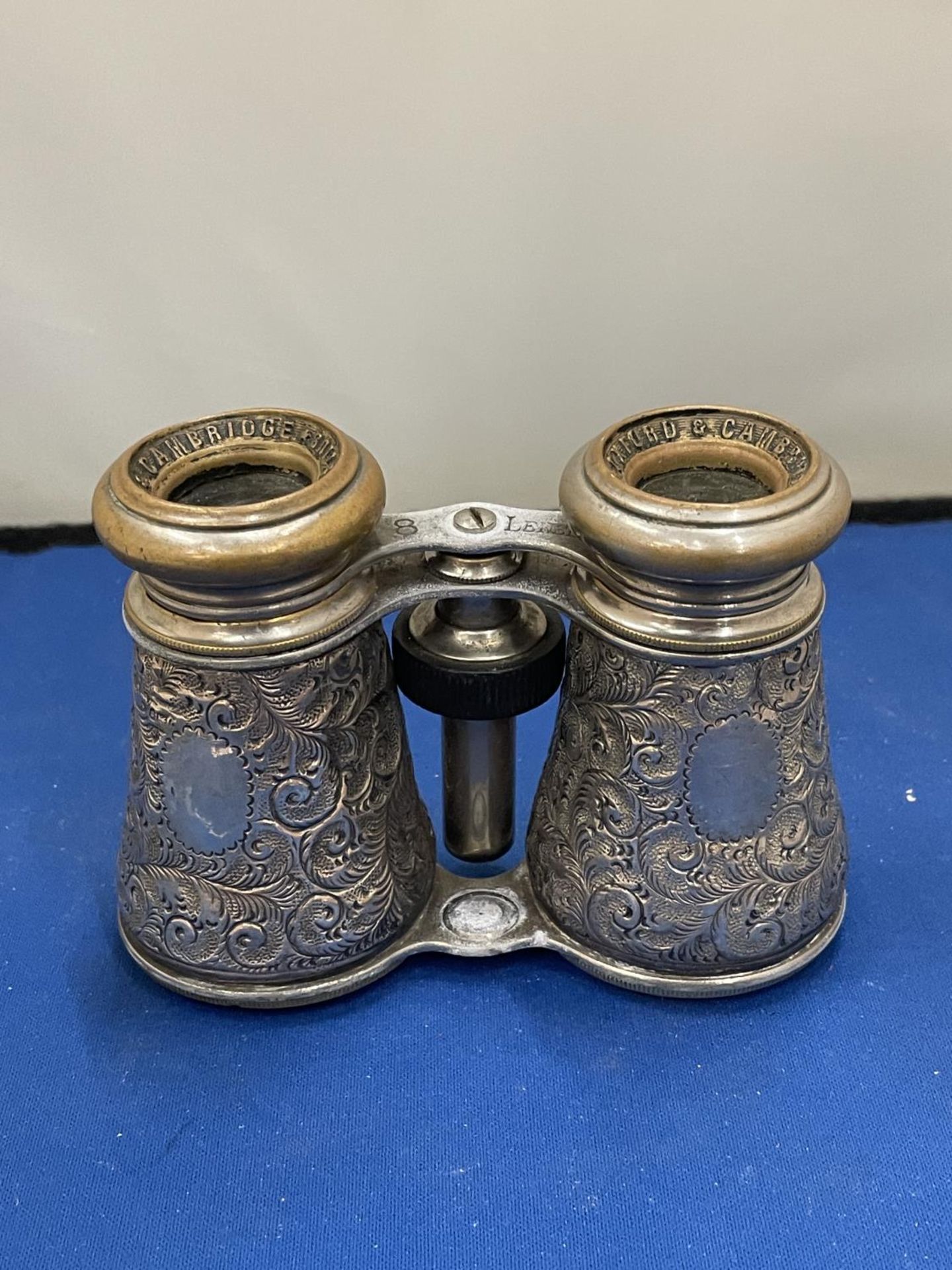 A PAIR OF HALLMARKED LONDON SILVER OPERA GLASSES - Image 2 of 12