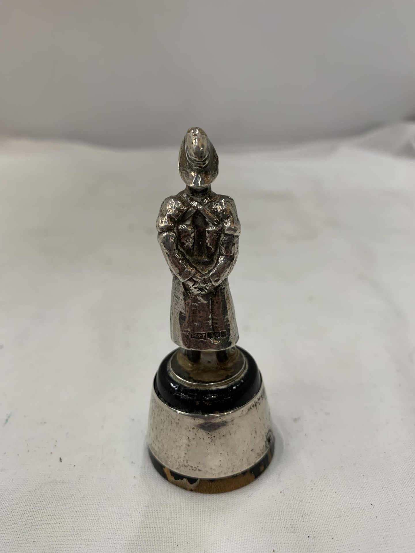 A SILVER R. N. L. I. PRESENTATION FIGURE, HEIGHT 8.5CM - Image 4 of 5