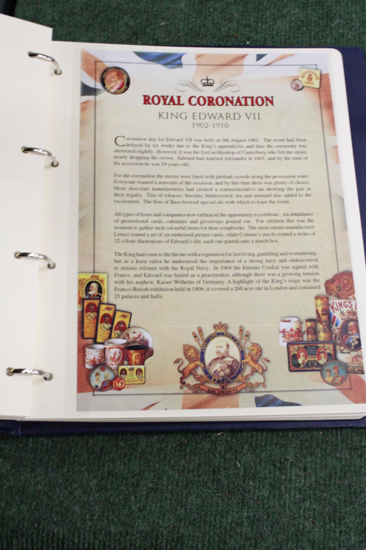 AN ALBUM, THE 'CORONATION COLLECTION', FIRST DAY COVER AND MINT STAMP COLLECTION - Image 5 of 6