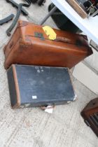 TWO VINTAGE TRAVEL CASES