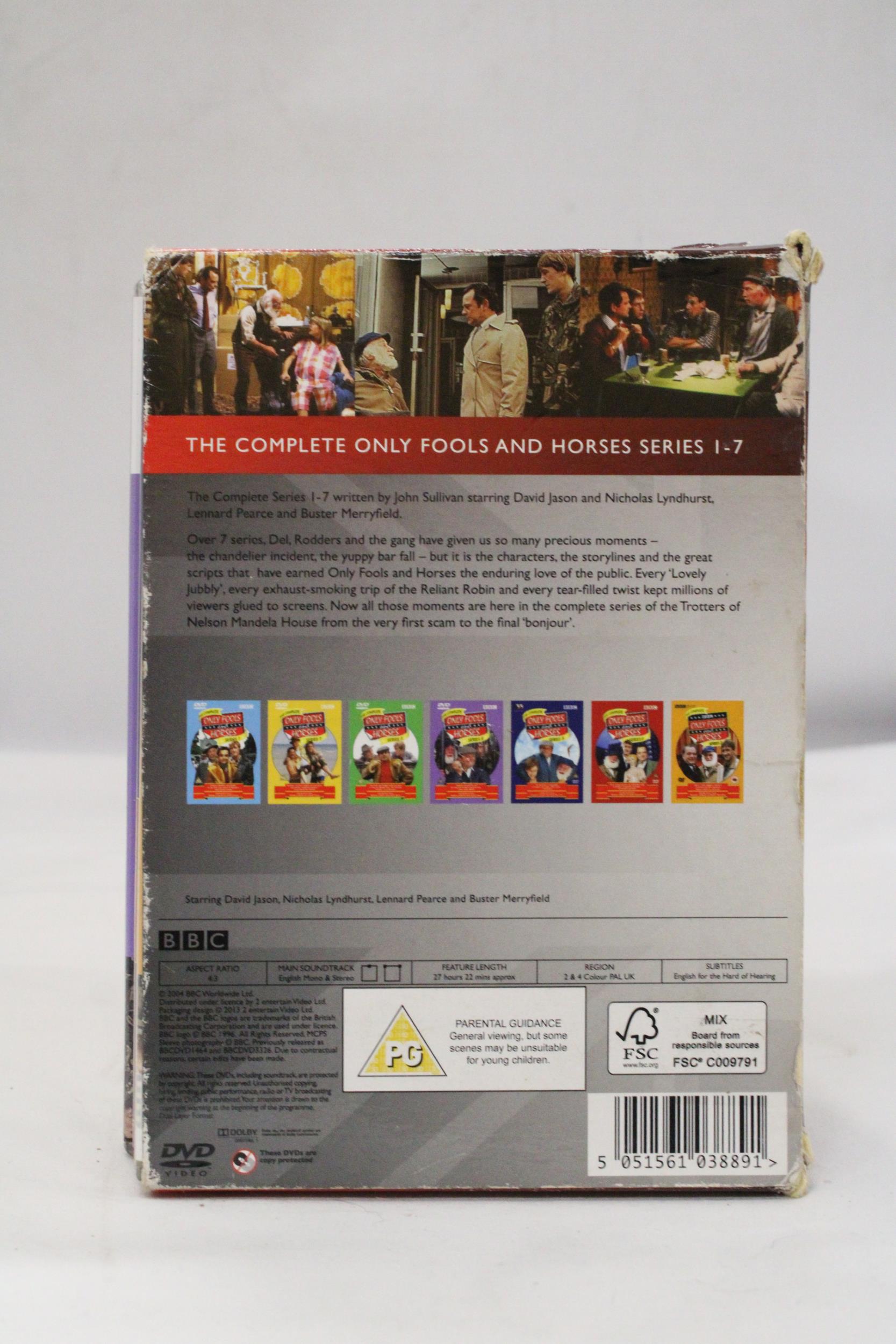 A COMPLETE SERIES (ONE - SEVEN) ONLY FOOLS AND HORSES DVDS - Image 4 of 4