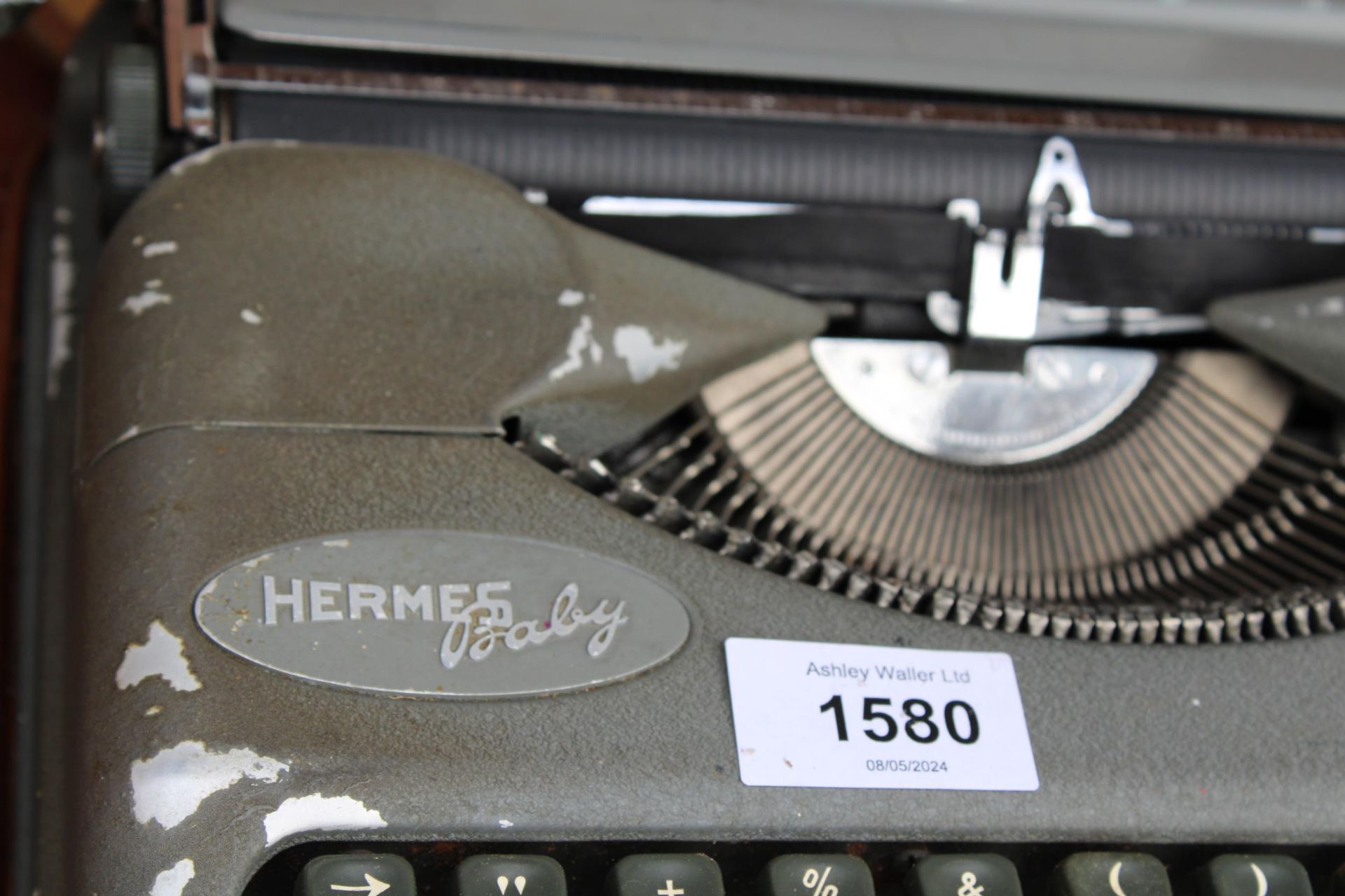 A HERMES BABY TYPEWRITER WITH CARRY CASE - Image 2 of 2