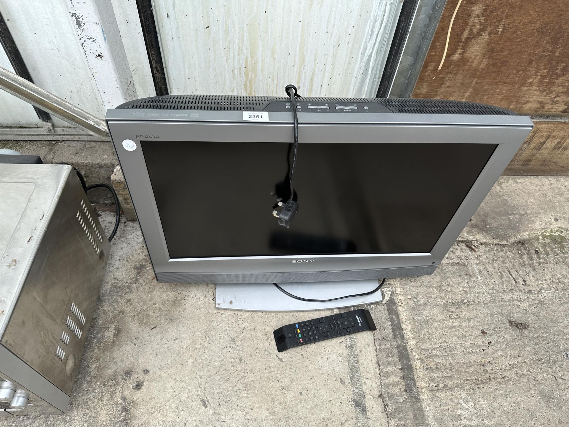 A SONY BRAVIA 26" TELEVISION