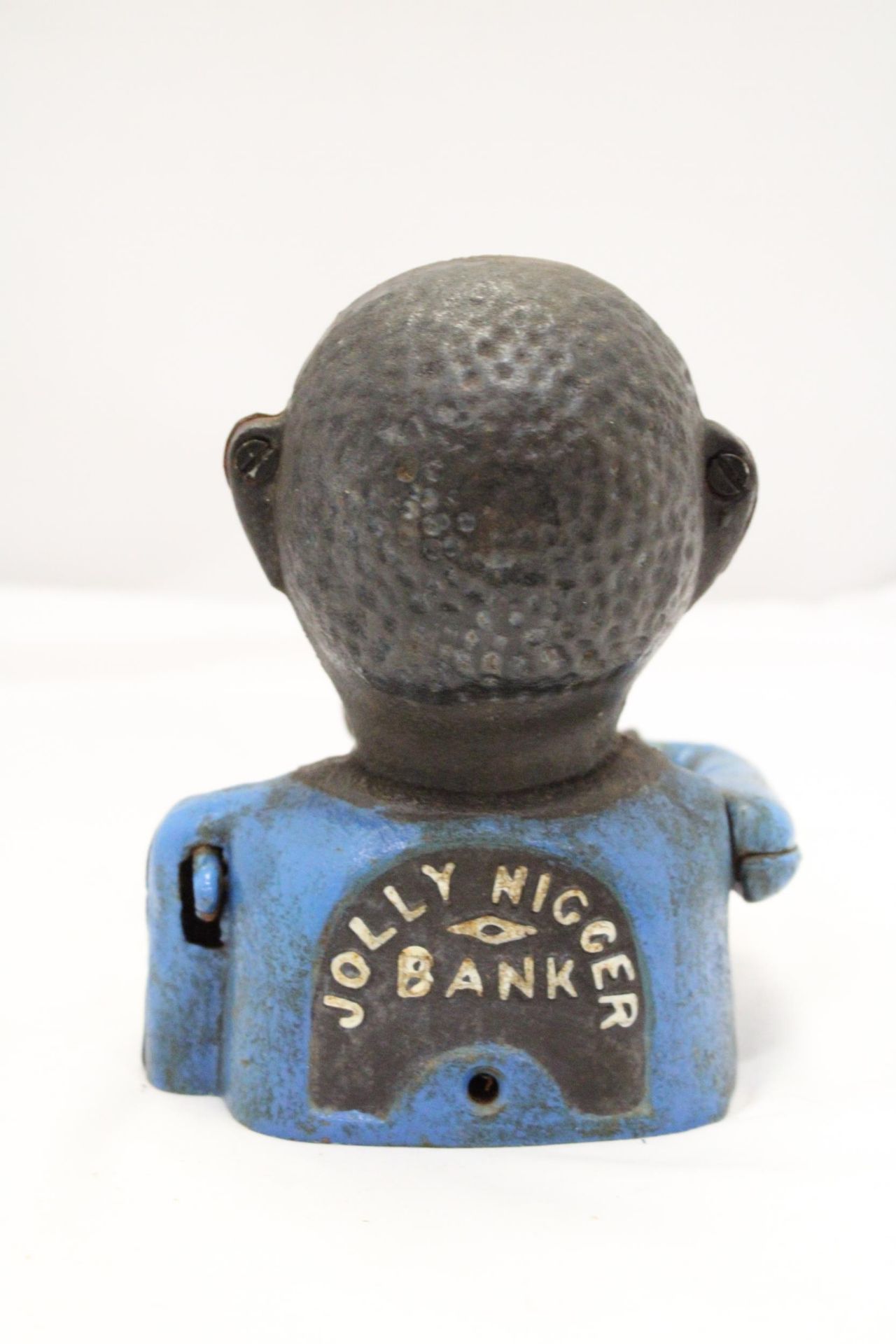 A VINTAGE CAST IRON AFRICAN AMERICAN MECHANICAL BANK - Image 4 of 6