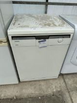 A WHITE ZANUSSI DISHWASHER