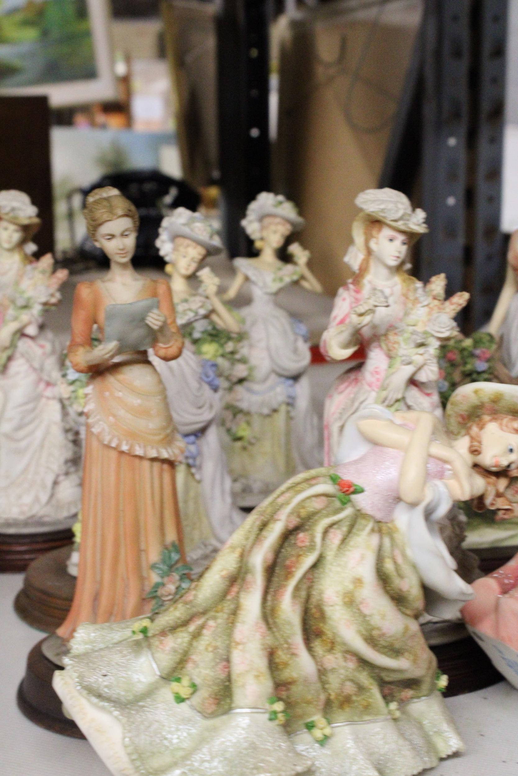 EIGHT LADY FIGURES TO INCLUDE THE LEONARDO COLLECTION - Image 2 of 5