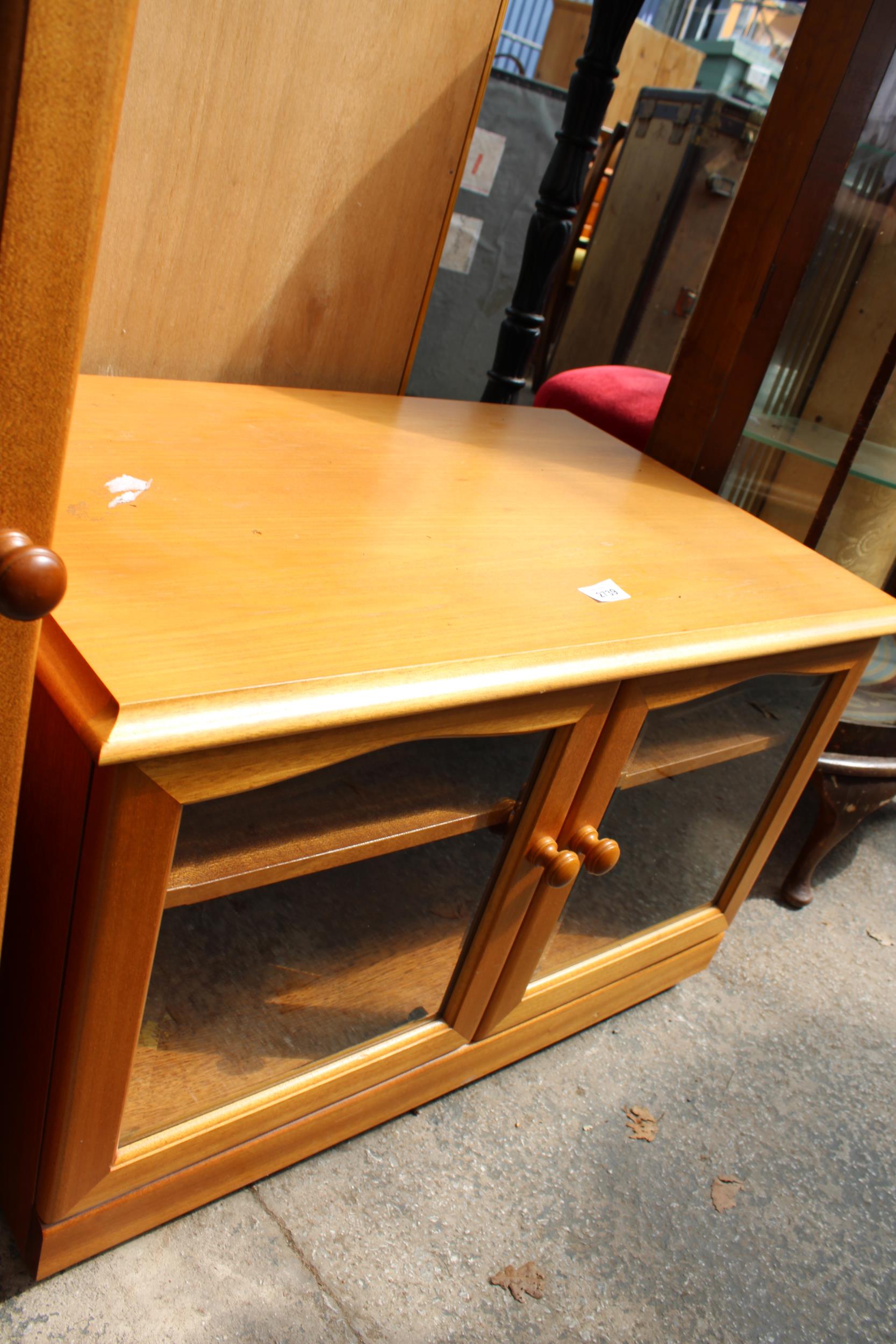 A RETRO TEAK SUTCLIFFE CABINET AND STAND - Image 3 of 3