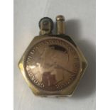 A 1937 ONE PENNY TRENCH ART LIGHTER