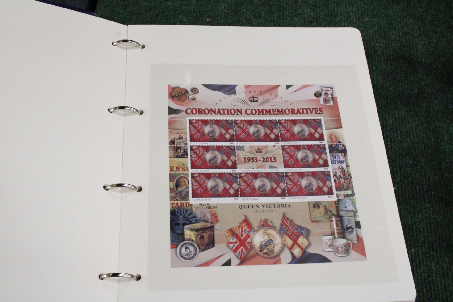AN ALBUM, THE 'CORONATION COLLECTION', FIRST DAY COVER AND MINT STAMP COLLECTION - Image 3 of 6
