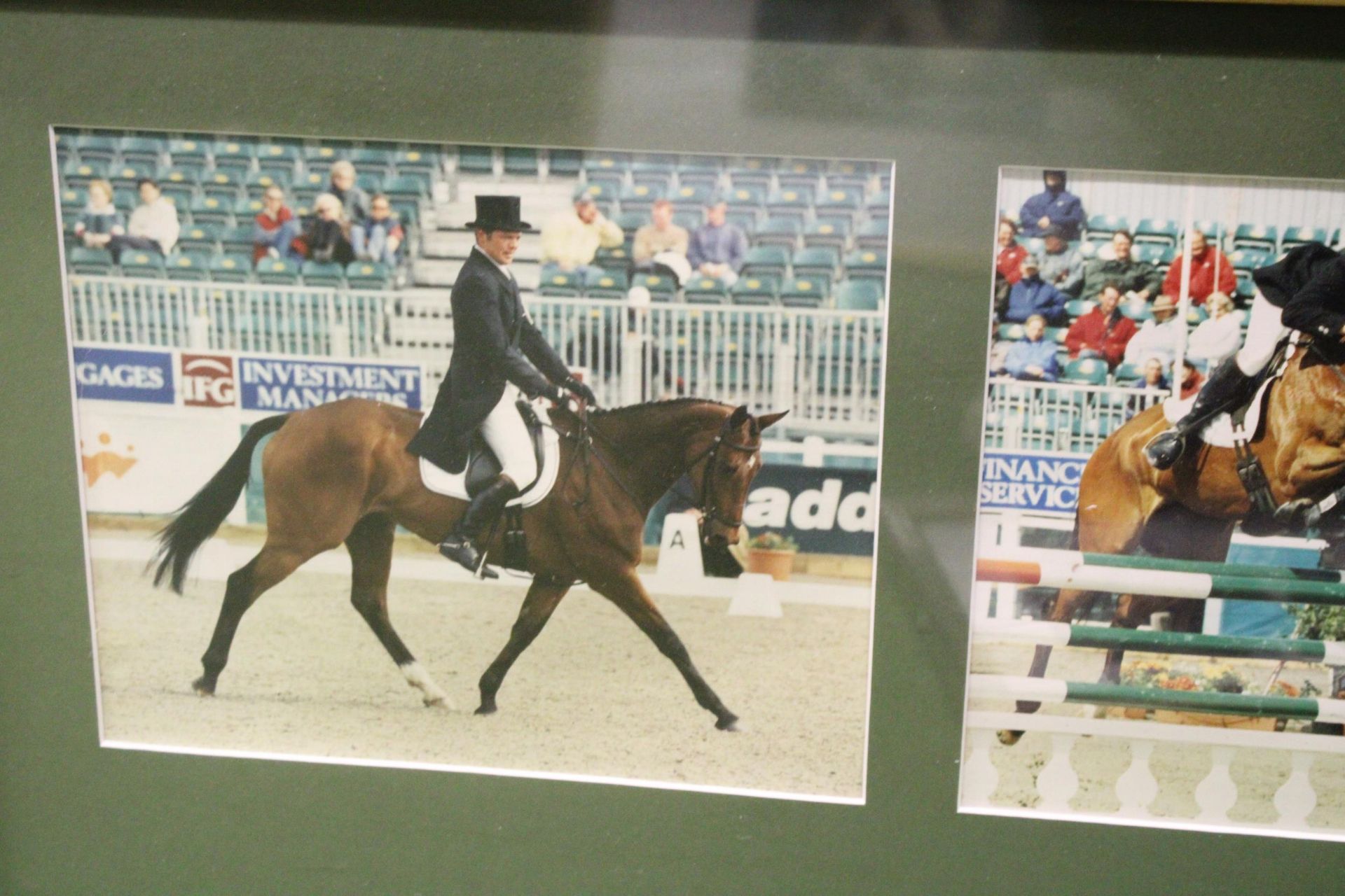 A QUANTITY OF SHOWJUMPING AND EVENTING PHOTOGRAPHS - IN FRAMES - Image 4 of 6