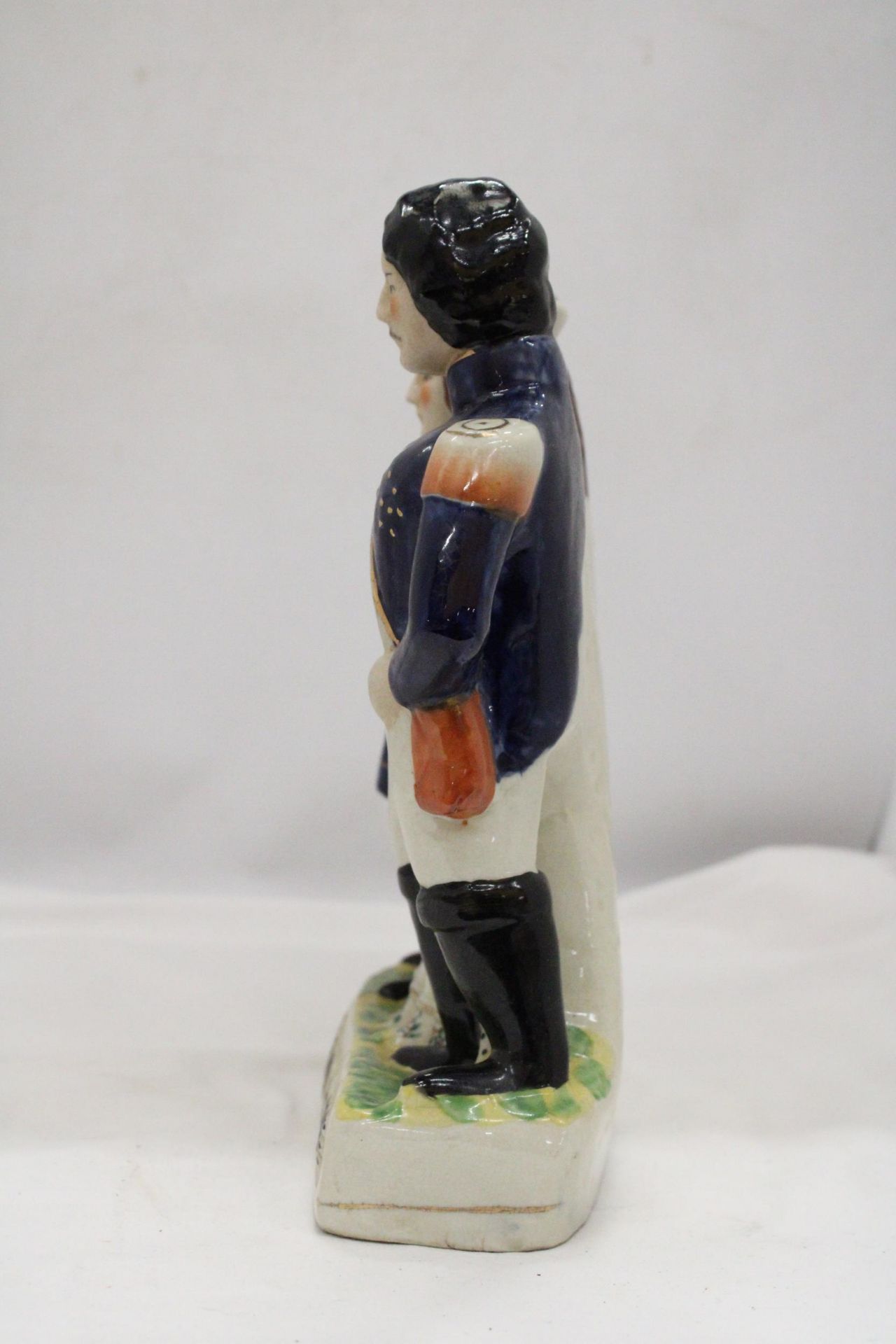 AN ALLIANCE STAFFORDSHIRE FIGURE GROUP FEFATURING, MEHJID, VICTORIA AND NAPOLEON III, HEIGHT 27CM, - Image 3 of 5