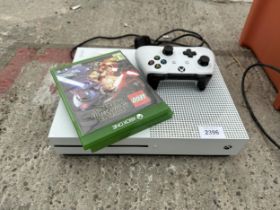 AN XBOX 1, A CONTROLLER AND TWO GAMES