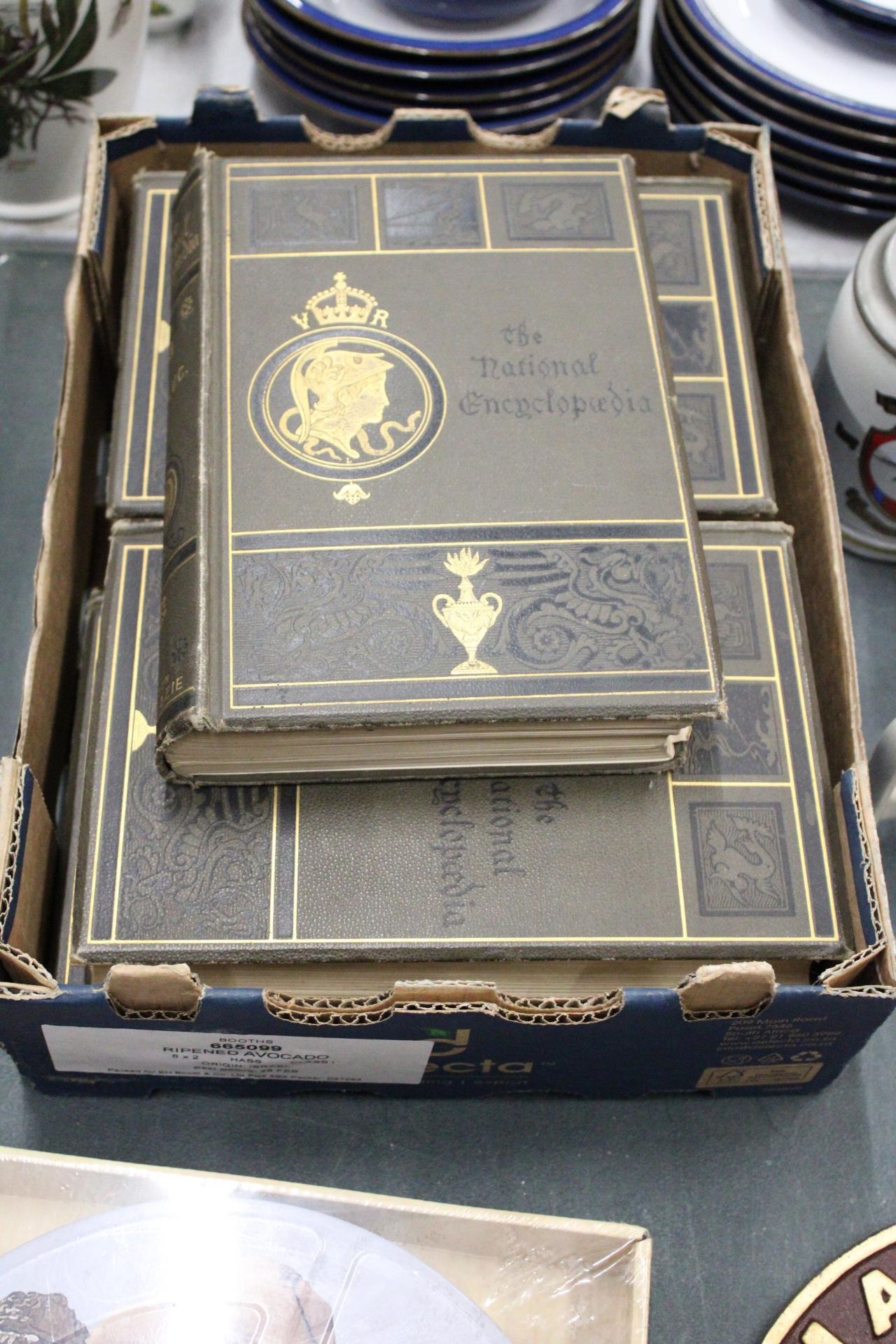 FIVE VOLUMES OF 'THE NATIONAL ENCYCLOPEDIA'