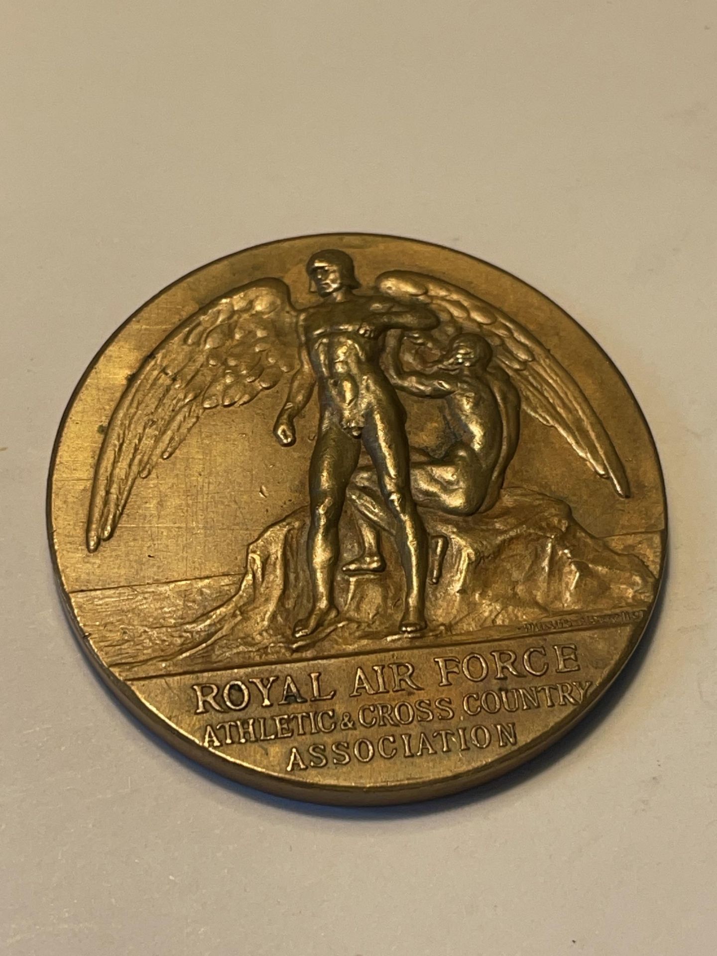 A BRONZE ROYAL AIR FORCE ATHLETICS MEDAL