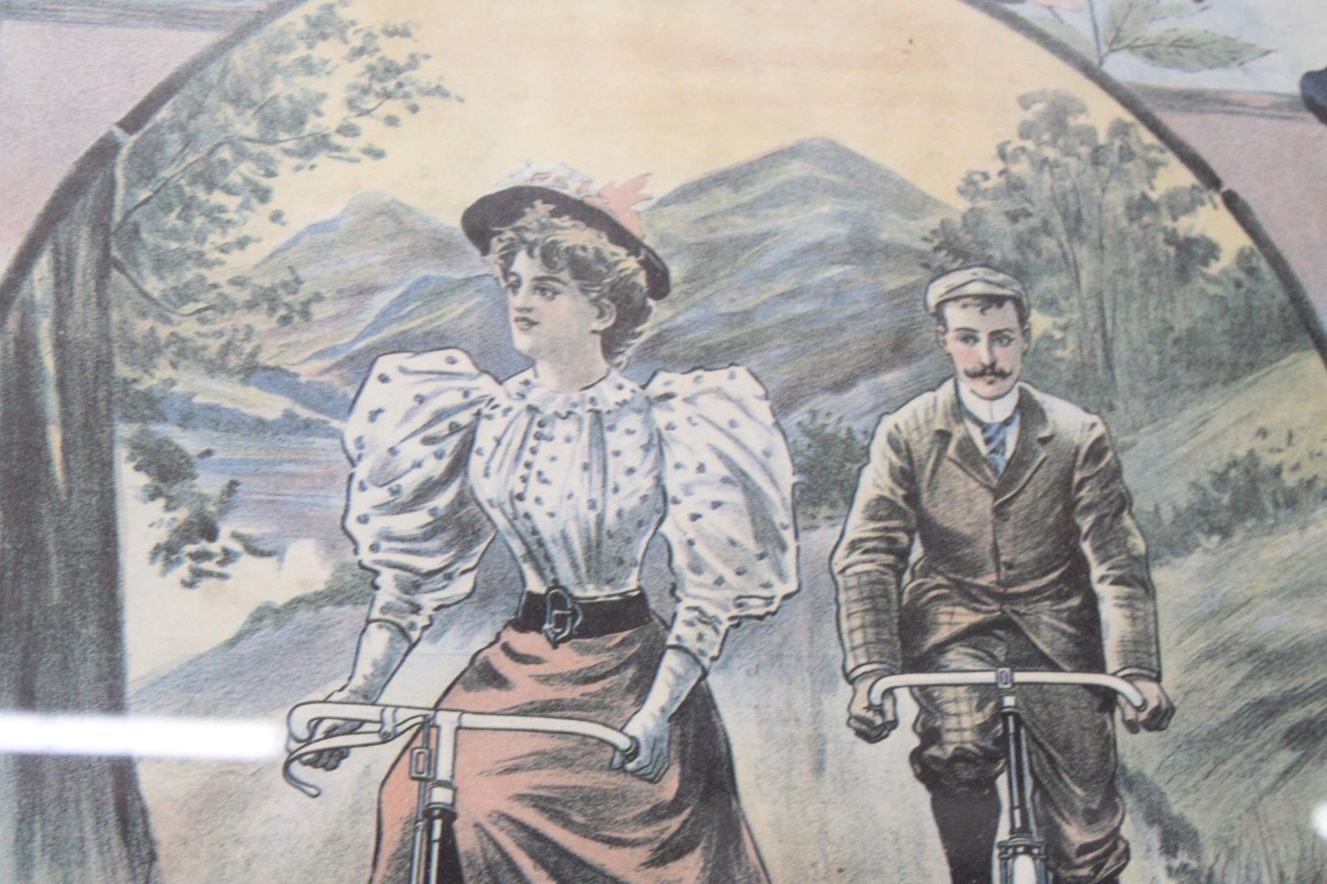 AN ADVERTISING POSTER OF EARLY 1900'S 'MATADOR' CYCLES, 35CM X 44CM - Image 3 of 3