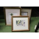 TWO FRAMED WATERCOLOURS TO INCLUDE, S V 'JAMES ROWAN', COLLIER, LEAVING SHOREHAM, 1983, WITHDRAWN