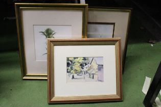 TWO FRAMED WATERCOLOURS TO INCLUDE, S V 'JAMES ROWAN', COLLIER, LEAVING SHOREHAM, 1983, WITHDRAWN