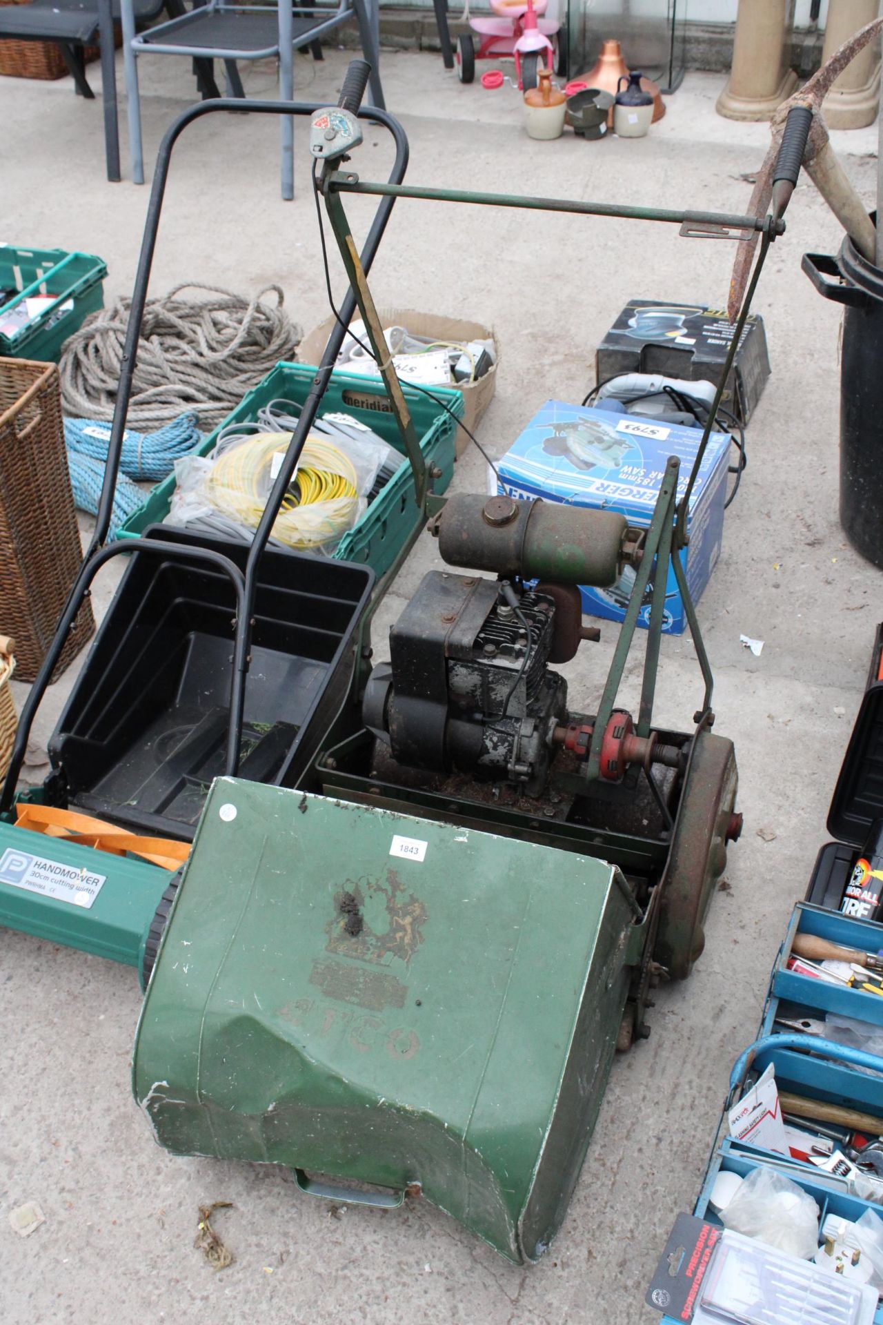 AN ATCO CYLINDER MOWER AND A PERFORMANCE HANDMOWER