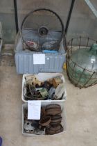 THREE BOXES OF NEW IMPERIAL PRE WAR MOTOR BIKE SPARES