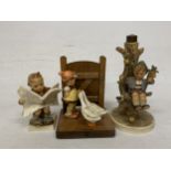 THREE VINTAGE GOEBEL FIGURES