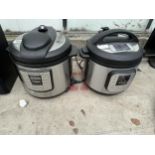 TWO INSTANT POT PRESSURE COOKERS