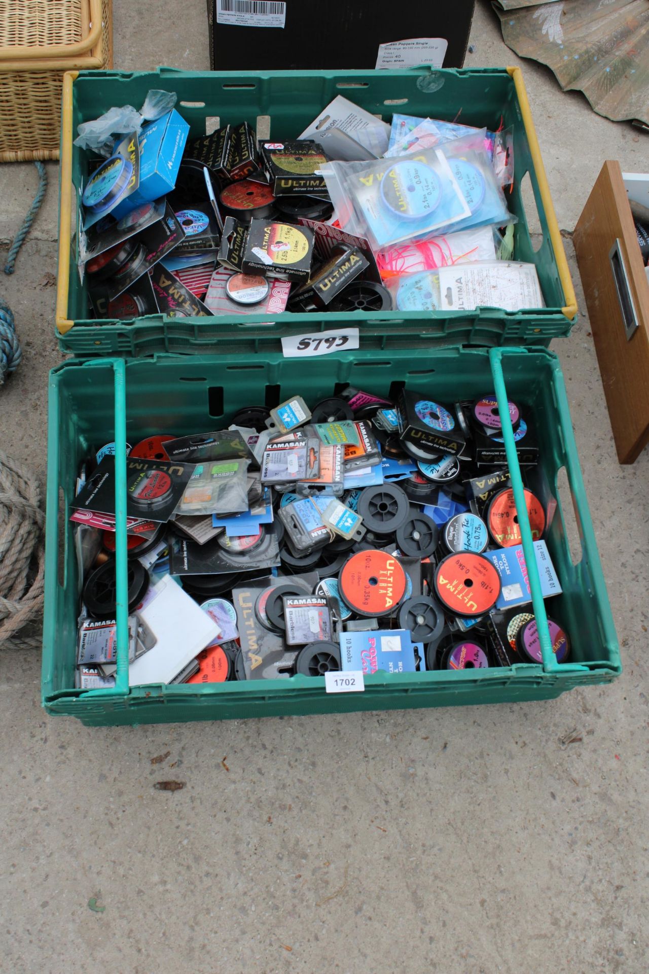 A LARGE QUANTITY OF AS NEW AND PACKAGED FISHING LINE