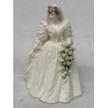 A DIANA FIGURINE PRINCESS OF WALES 29TH JULY 1981 ISSUED IN A HAND-NUMBERED UK LIMITED EDITION OF