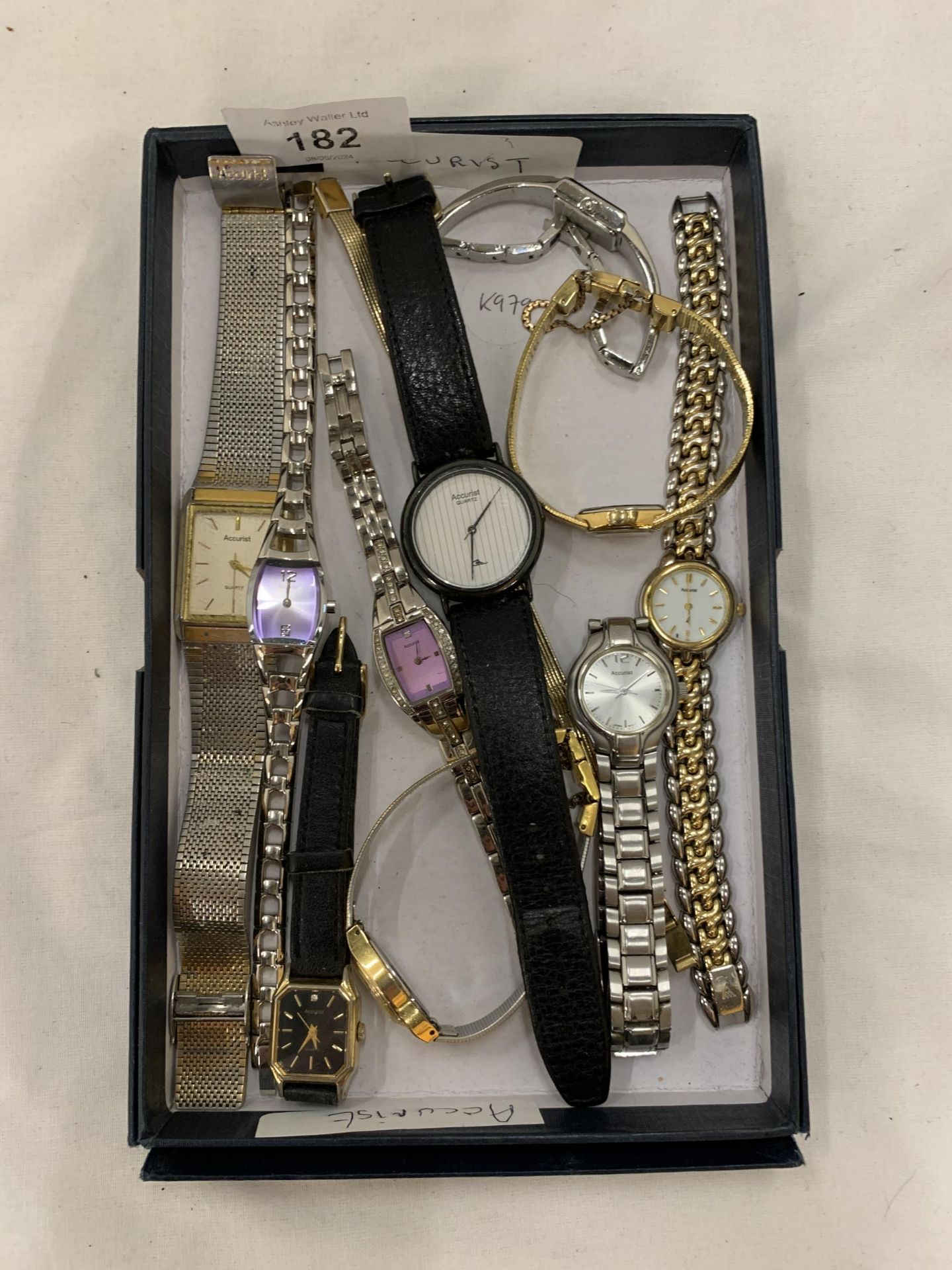A COLLECTION OF ELEVEN ACCURIST WRISTWATCHES - Image 3 of 3
