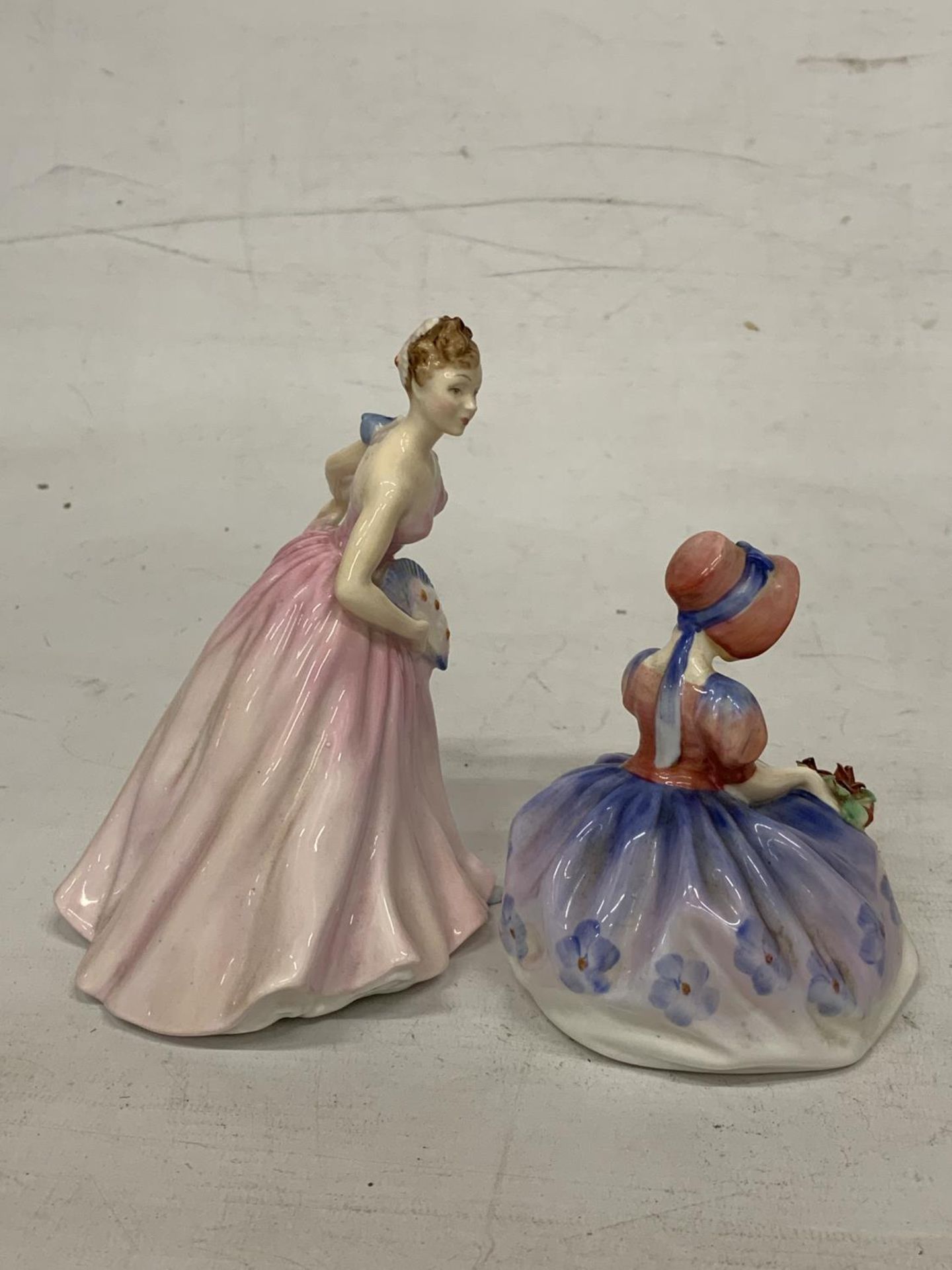 TWO ROYAL DOULTON FIGURINES "INVITATION" HN 2170 AND "MONICA" HN 1467 - Image 2 of 4