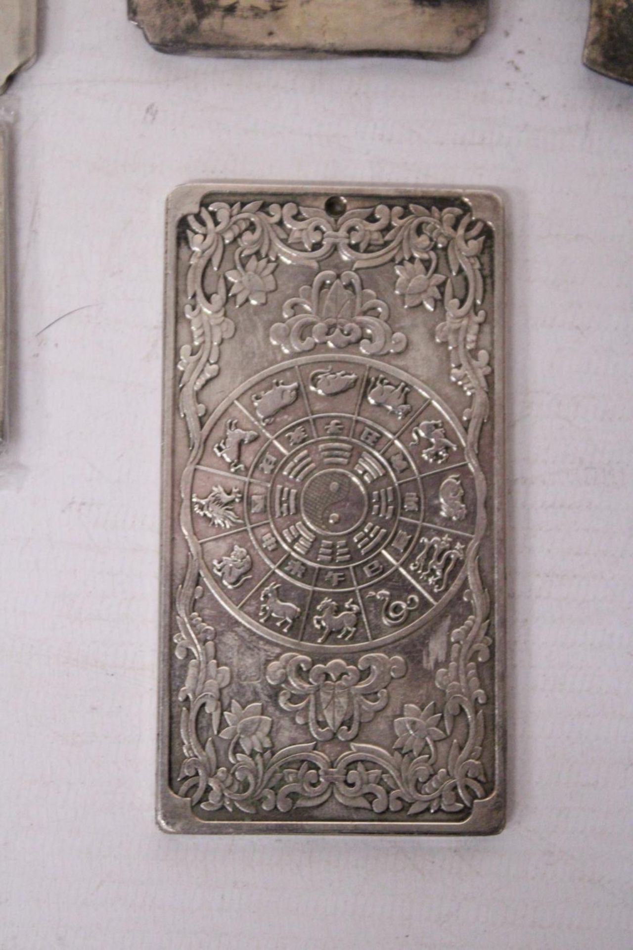 A COLLECTION OF CHINESE WHITE METAL INGOTS (6 IN TOTAL) - Image 7 of 7